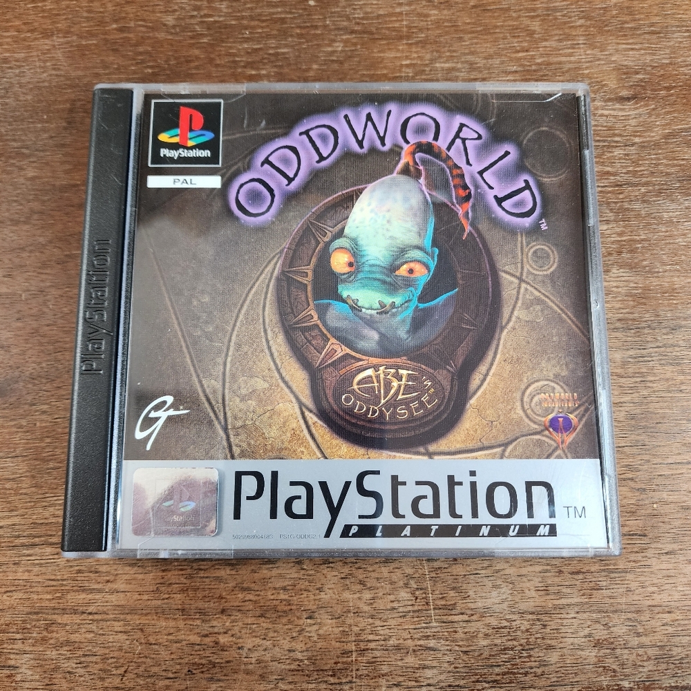 Sony Playstation 1 PAL OddWorld Abes Oddysee PSX PS1 PSone Game CIB